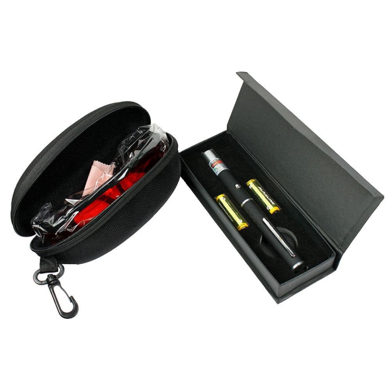 57_2f20a35b-f651-491d-aa05-e6bce5824c62 5mW High Power Green Laser Beam Pointer + 532nm Red Tinted Laser Safety Glasses