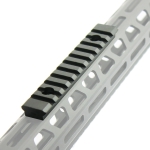 M-Lok 11 Slot Picatinny/Weaver Rail Handguard Section Aluminum 5" - Black