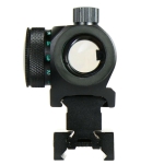 Tactical Reflex Red Green Dot Sight Scope - Dual High - Low Profile Rail Mounts