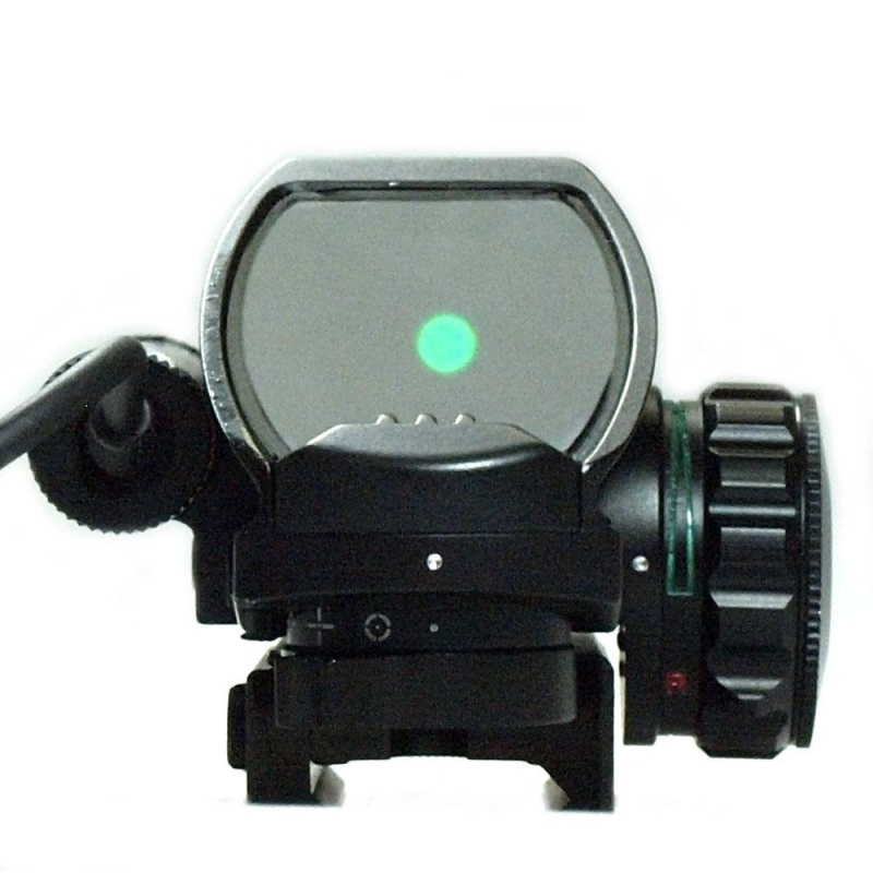 4-12X50 Tactical Rifle Scope Mil-dot with Holographic 4 Reticle Sight-Red Laser