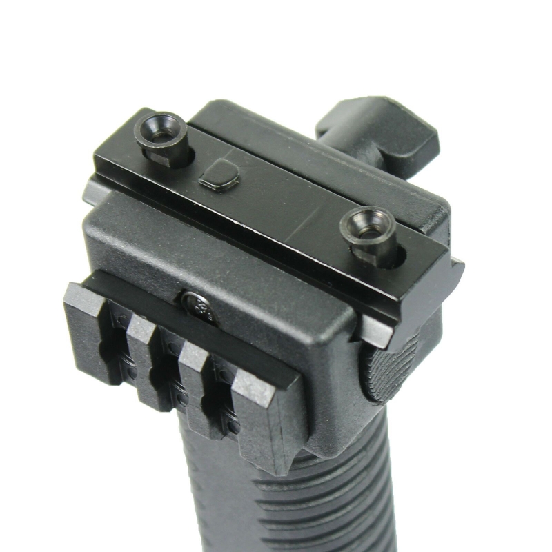 Tactical Foregrip / Bipod with 2" Picatinny Rail Section for KEYMOD Handguard - West Lake Tactical