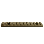 Tactical Polymer Picatinny Weaver Rail Section Set of 4 for MOE Handguard - Tan