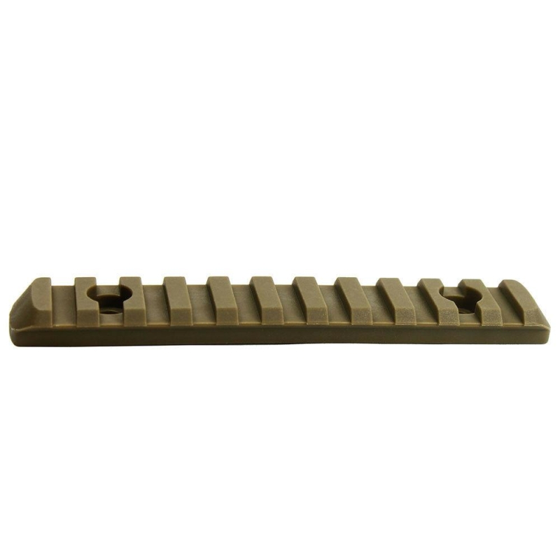 Tactical Polymer Picatinny Weaver Rail Section Set of 4 for MOE Handguard - Tan