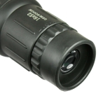 16X52 Monocular Zoom Dual Focus Rubber Armored Telescope for Hunting / Camping