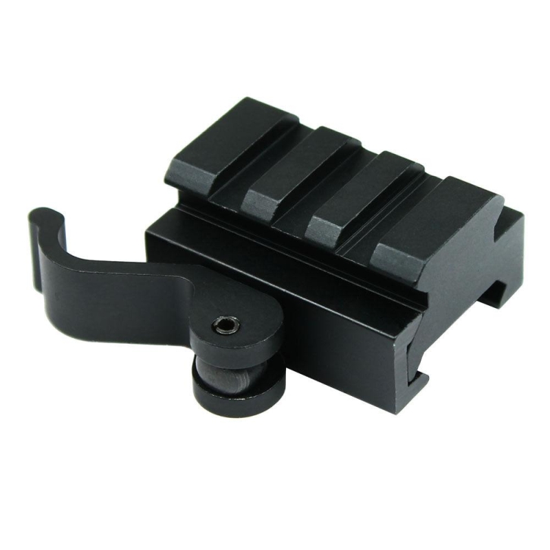 Quick Release Detach Half Inch 1/2" Mini Riser QR Block Mount For Picatinny Rail