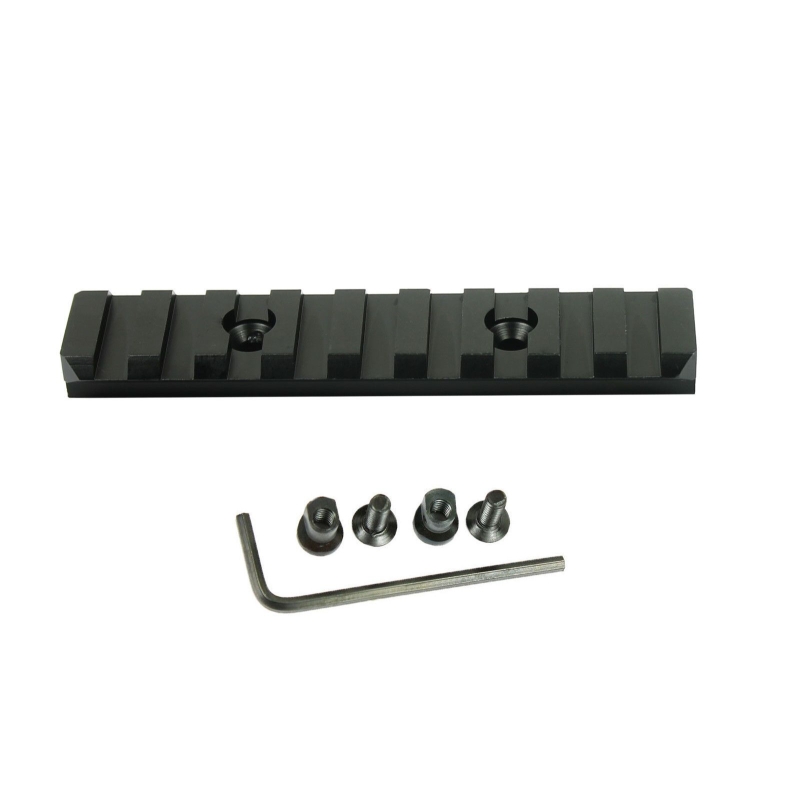 57_42bb99d3-fcb0-4980-bf22-15cb08e24d00 4" four inch 9 Slots KEYMOD Picatinny Weaver Rail Section Aluminum - Pick QTY