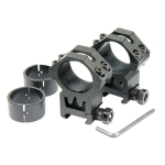 2 PCS 30mm  - 1" Scope Ring Picatinny Weaver Rail Laser Optics Mount Heavy Duty - West Lake Tactical