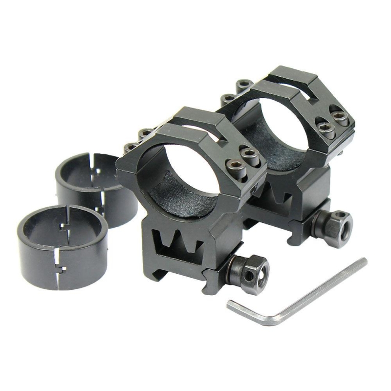 57_4c1eb12f-4b66-45e4-8aa1-d216b1191b1e 2 PCS 30mm - 1" Scope Ring Picatinny Weaver Rail Laser Optics Mount Heavy Duty - West Lake Tactical