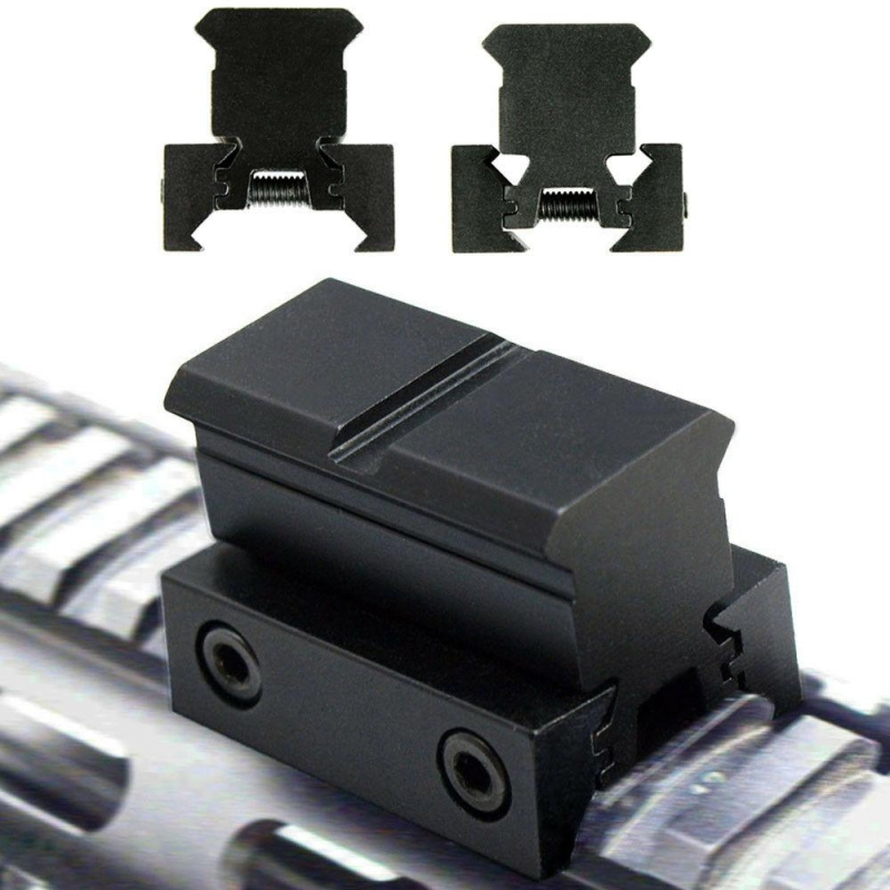 57_510837c8-6cdd-411e-b387-c7fd658ceffc Flat Top Mini 1" Rail Riser Block Mount for Pictinney or 11mm Dovetail Rail