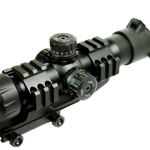 1.5-4X30 Tactical Rifle Scope with RGB illuminated Horseshoe Reticle-PEPR Mount - West Lake Tactical