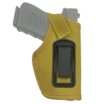 Inside The Pants Holster Concealed Pistol Carry Holster Right Hand IWB Black/Tan