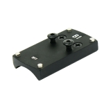 Pistol Mount Plate Base for Micro Red Dot Sight B1 D1 or Combo Fits Glock & 1911