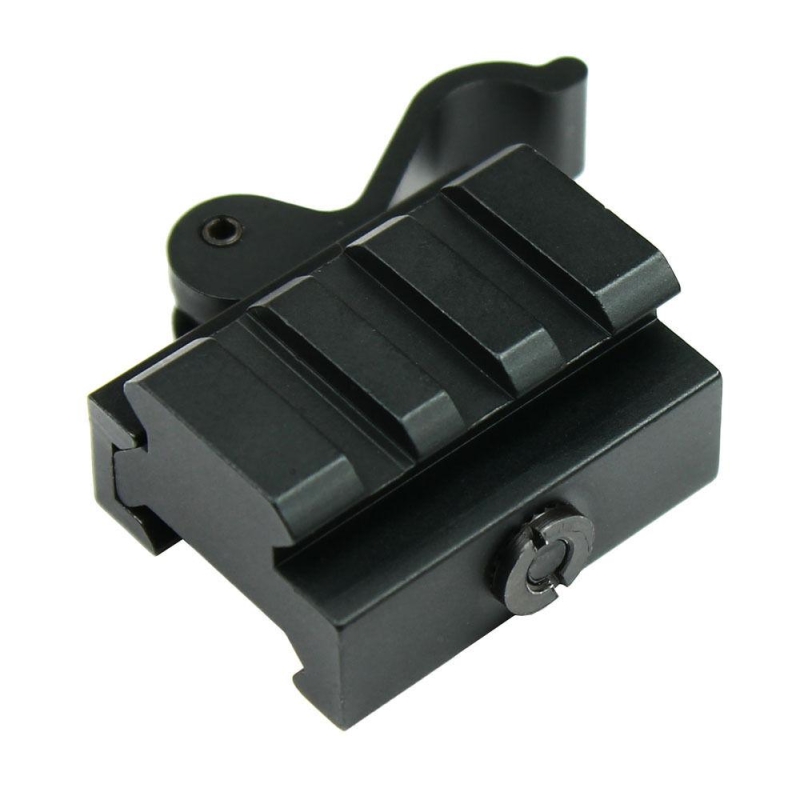Quick Release Detach Half Inch 1/2" Mini Riser QR Block Mount For Picatinny Rail
