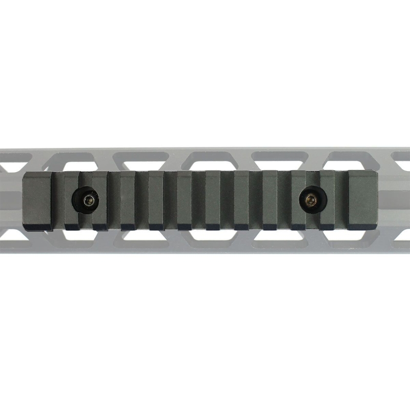 M-Lok 11 Slot Picatinny/Weaver Rail Handguard Section Aluminum 5" - Black