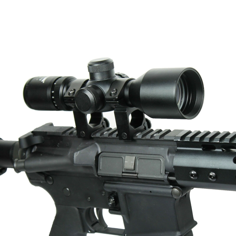 WLT 3-9x40 Hunting / Tactical Rifle Scope Mil-dot illuminated - Compact 7.5"
