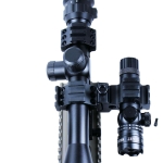6-24X50 AOEG Hunting Rifle Scope Dual illuminated Reticle with Green Laser Sight