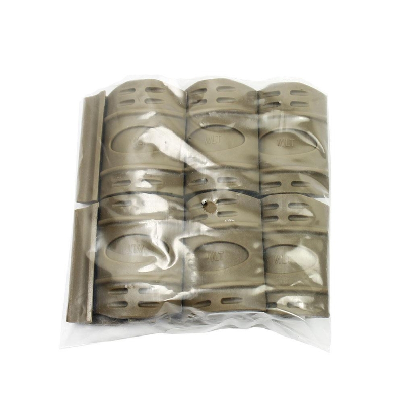 Wholesale 192 PCS Universal Rubber Rail Covers for Picatinny Handguard - TAN