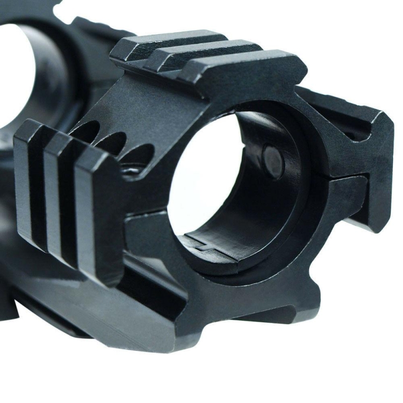 PEPR style Cantilever 1" to 30mm Rifle Scope Mount for 20mm Rails - Black