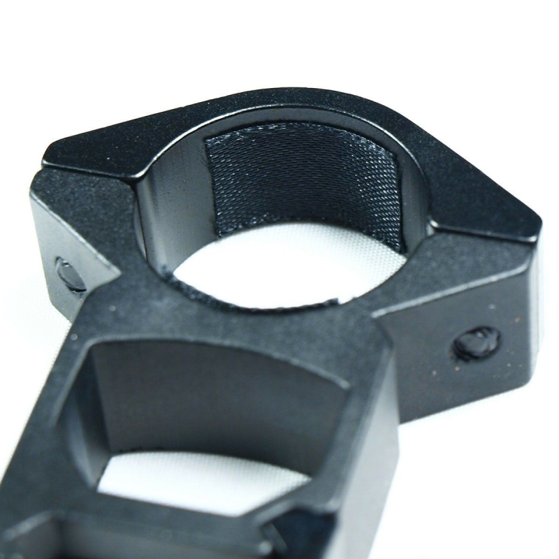 2 Pairs High Profile 1" Scope Ring Picatinny Weaver Rail Laser Torch Mount 4 Pcs
