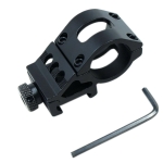 1" Offset Scope Ring with 20mm Rail Mount for Scopes / Laser / Flashlight