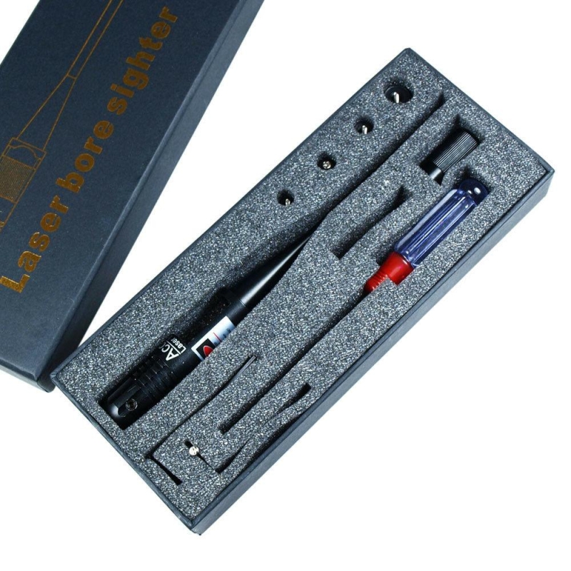 Red Laser BoreSighter kit for .22 to .50 Caliber Rifles Handgun HD1027 - West Lake Tactical