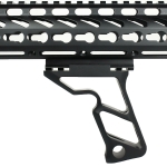 Skeletonized Tactical Foregrip Angled Grip + 3" KeyMod Rail for KeyMod Quad Rail - West Lake Tactical