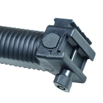 Tactical Picatinny Retractable Foregrip Bipod  Reinforced Insect Legs & Acc Rail