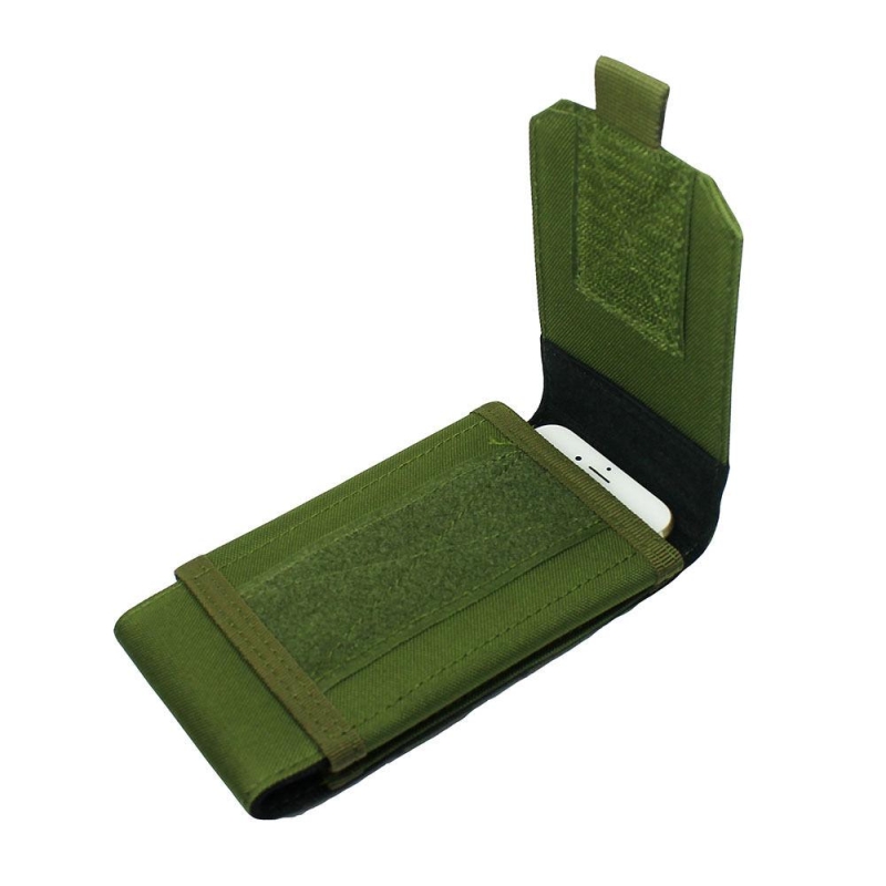 Tactical Army MOLLE Bag Hook Loop Belt Pouch Holster Case For iPhone Cell Phones