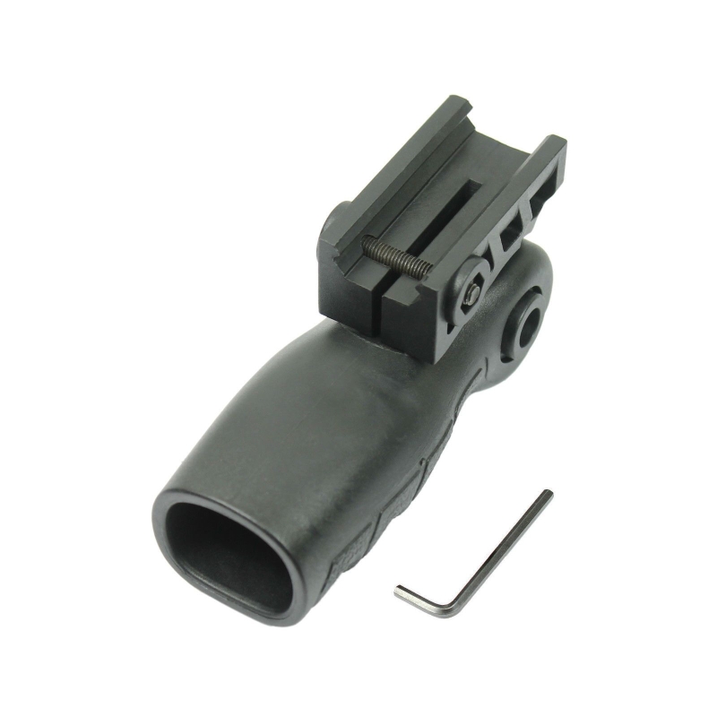 Tactical Push-On QR Vertical Forward Folding Foregrip Grip for Picatinny Rails - West Lake Tactical