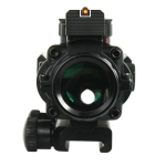4X32 Tactical Rifle Scope - Tri-Illuminated Chevron Recticle Fiber Optic Sight - West Lake Tactical