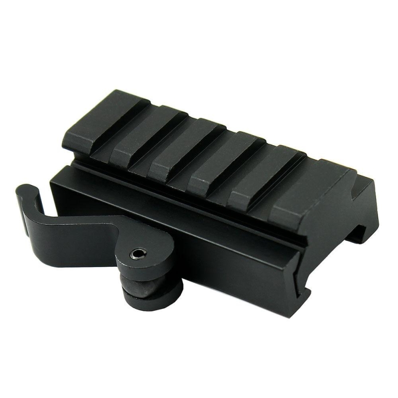Quick Release Half Inch .5" Low Profile Riser QR Block Mount for Picatinny Rail - West Lake Tactical