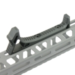 Curved Angled Foregrip Fore Grip Fits M-LOK Rails - Black - West Lake Tactical