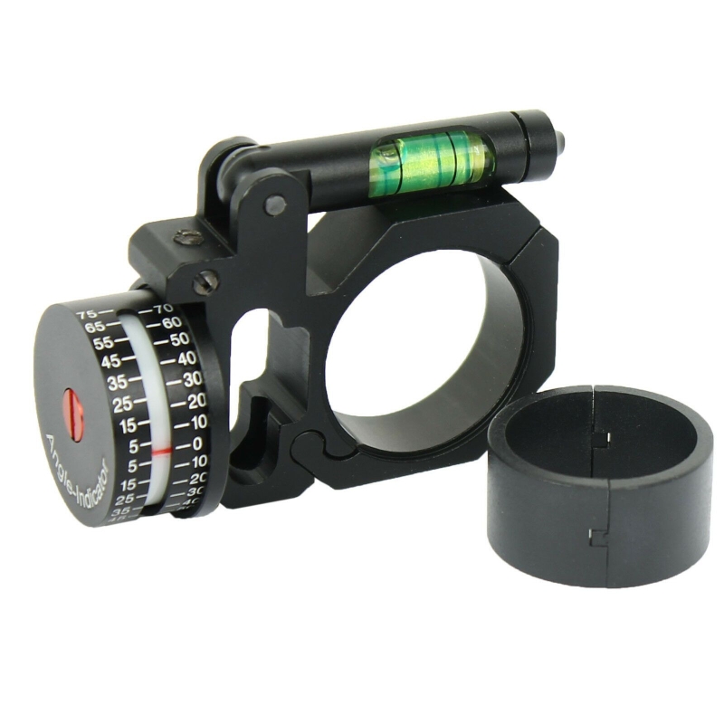57_852ead78-36f7-4a87-89cc-1f30c7497766 Ring Angle Degree Indicator (ADI/ACI) & bubble level 1"/30mm Mount for Scopes