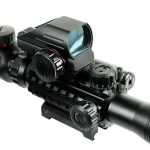 4-12X50 EG Tactical Rifle Scope with Holographic 4 Reticle Sight & Red Laser JG8
