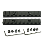4" four inch 9 Slots KEYMOD Picatinny Weaver Rail Section Aluminum   - Pick QTY