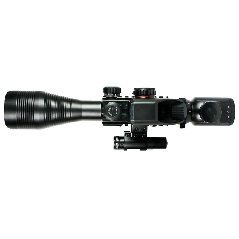4-12X50 Tactical Rifle Scope R/G Mil-dot with Holographic Sight & Red Laser JG8 - West Lake Tactical