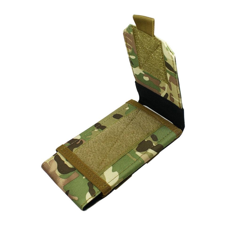 Tactical Army MOLLE Bag Hook Loop Belt Pouch Holster Case For iPhone Cell Phones