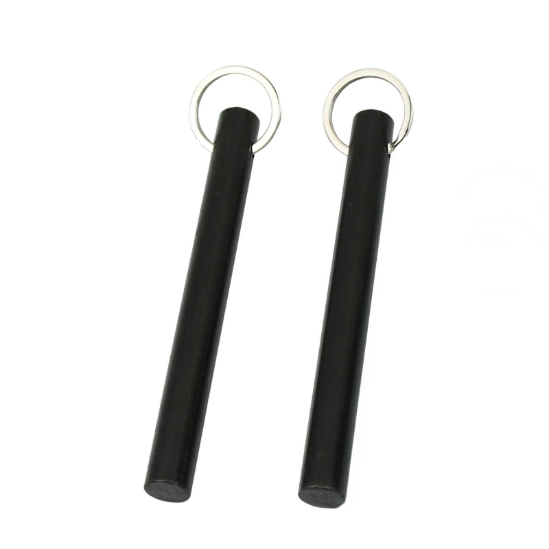 Pair Huge 1/2 x 5" Ferrocerium Rod w/ Lanyard Hole Flint Fire Starter Magnesium - West Lake Tactical