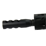 223/.223 5.56 1/2x28 TPI Compact Size Steel Muzzle Brake + Crush Washer - Black - West Lake Tactical