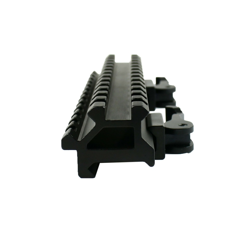 13 Slot Double Rail Quick Detach Picatinny Angle Mount Weaver Rail Scope Mount
