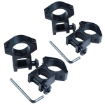 2 Pairs High Profile 1" Scope Ring Picatinny Weaver Rail Laser Torch Mount 4 Pcs