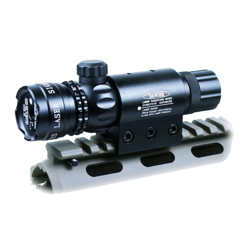 Red dot Laser sight rifle gun scope - Rail & Barrel Mounts Cap Pressure Switch