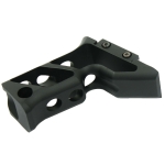 Skeletonized Tactical Foregrip Angled Grip + 3" KeyMod Rail for KeyMod Quad Rail - West Lake Tactical