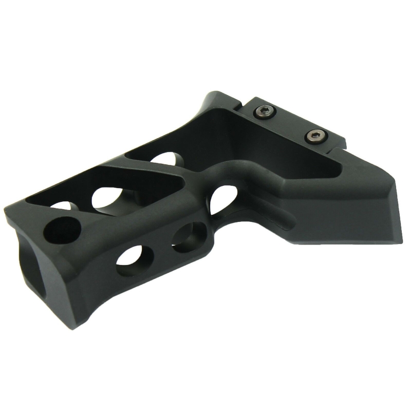 Skeletonized Tactical Foregrip Angled Grip + 3" KeyMod Rail for KeyMod Quad Rail - West Lake Tactical