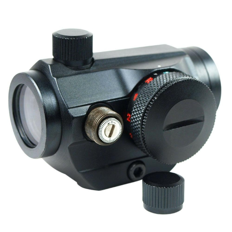 Tactical Reflex Red Green Dot Sight Scope - Dual High - Low Profile Rail Mounts