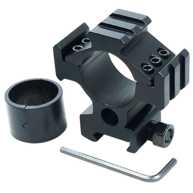 6-24x50 Hunting Rifle Scope Mil-dot illuminated Snipe Scope & Red Laser Sight - West Lake Tactical