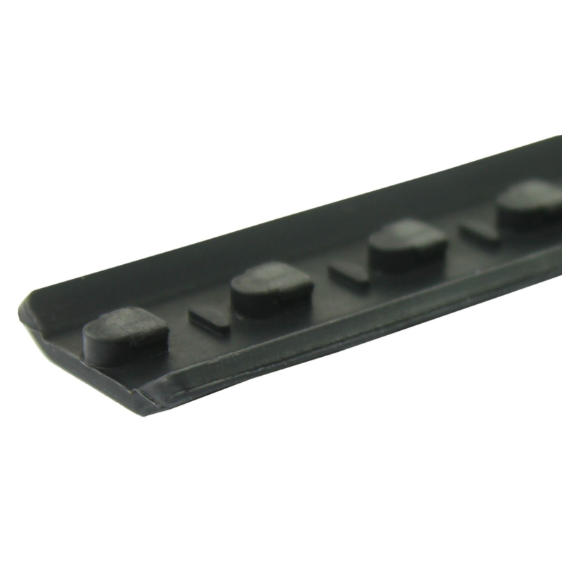 Pack of 6 Black KeyMod Rail Cover Textured Anti Slip Soft Rubber Panels -  6.25“