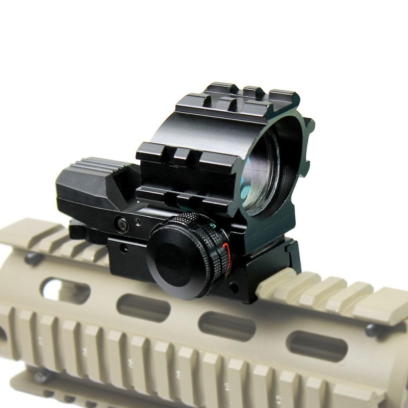 Tactical Holographic Red Green 4 Reticles Reflex Dot Sight with 20mm Rail Mount - West Lake Tactical