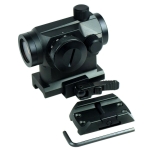 Quick ReleaseTactical Reflex Red Green Dot Sight Scope with Dual Rail Mounts QR