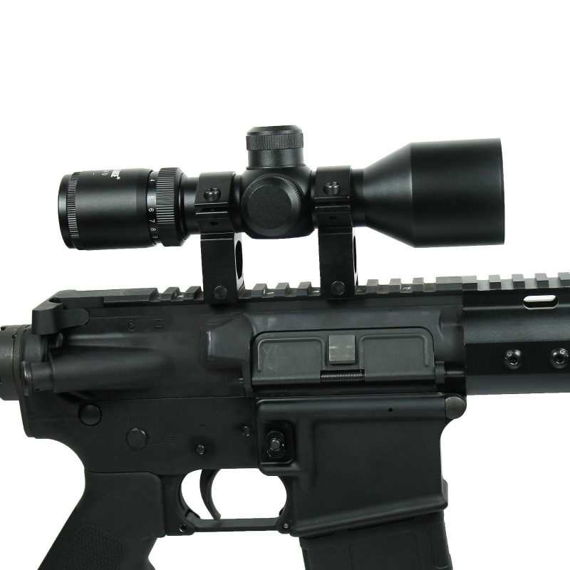 WLT 3-9x40 Hunting / Tactical Rifle Scope Mil-dot illuminated - Compact 7.5"